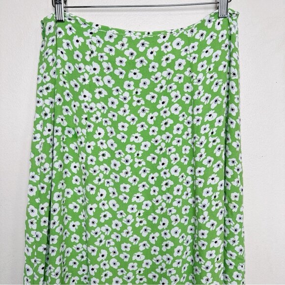 Anthropologie Womens 10 Maeve The Lille Side-Slit Midi Skirt - Picture 10 of 12